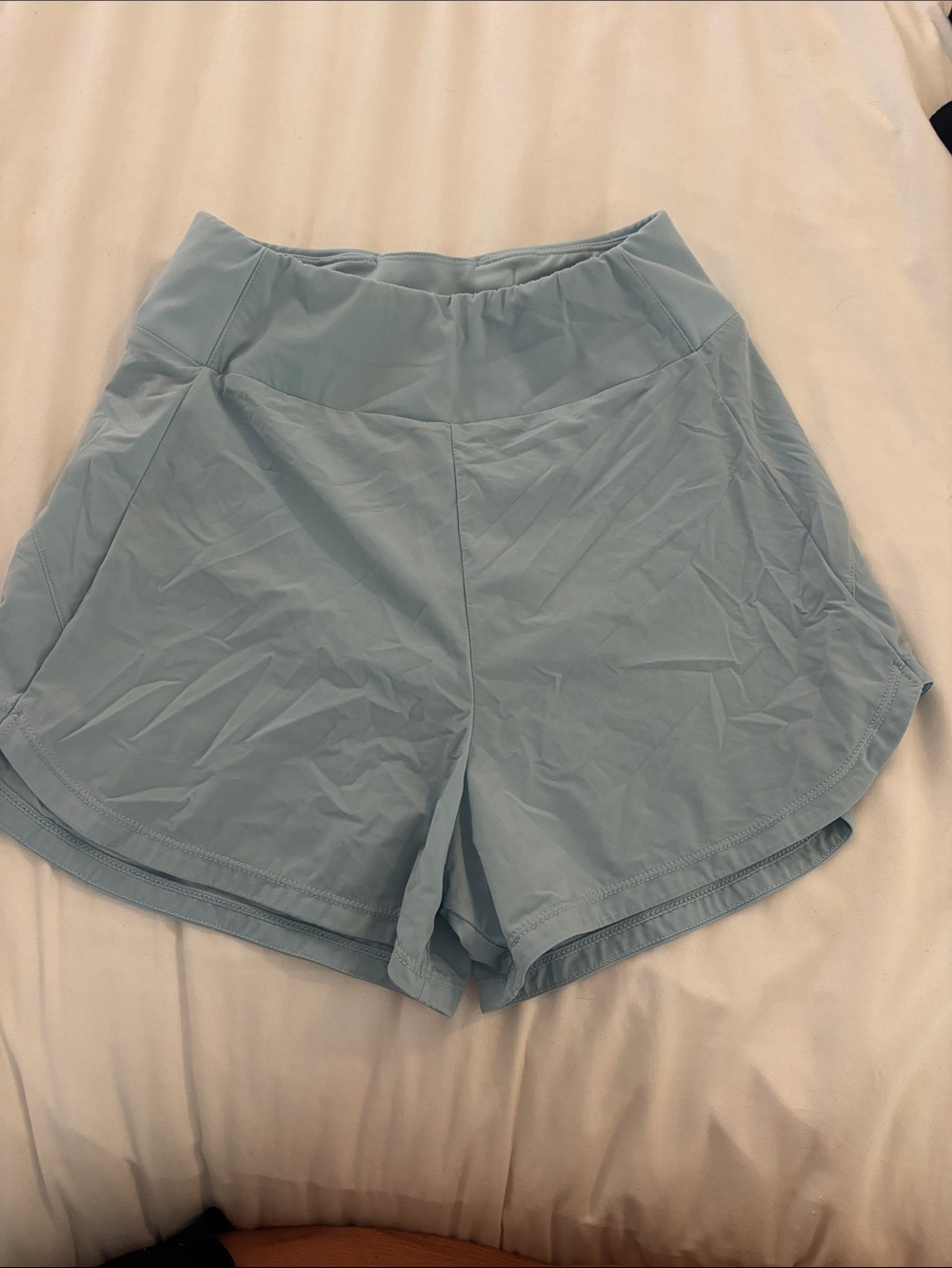 Nike Women's Light Blue Athletic Shorts